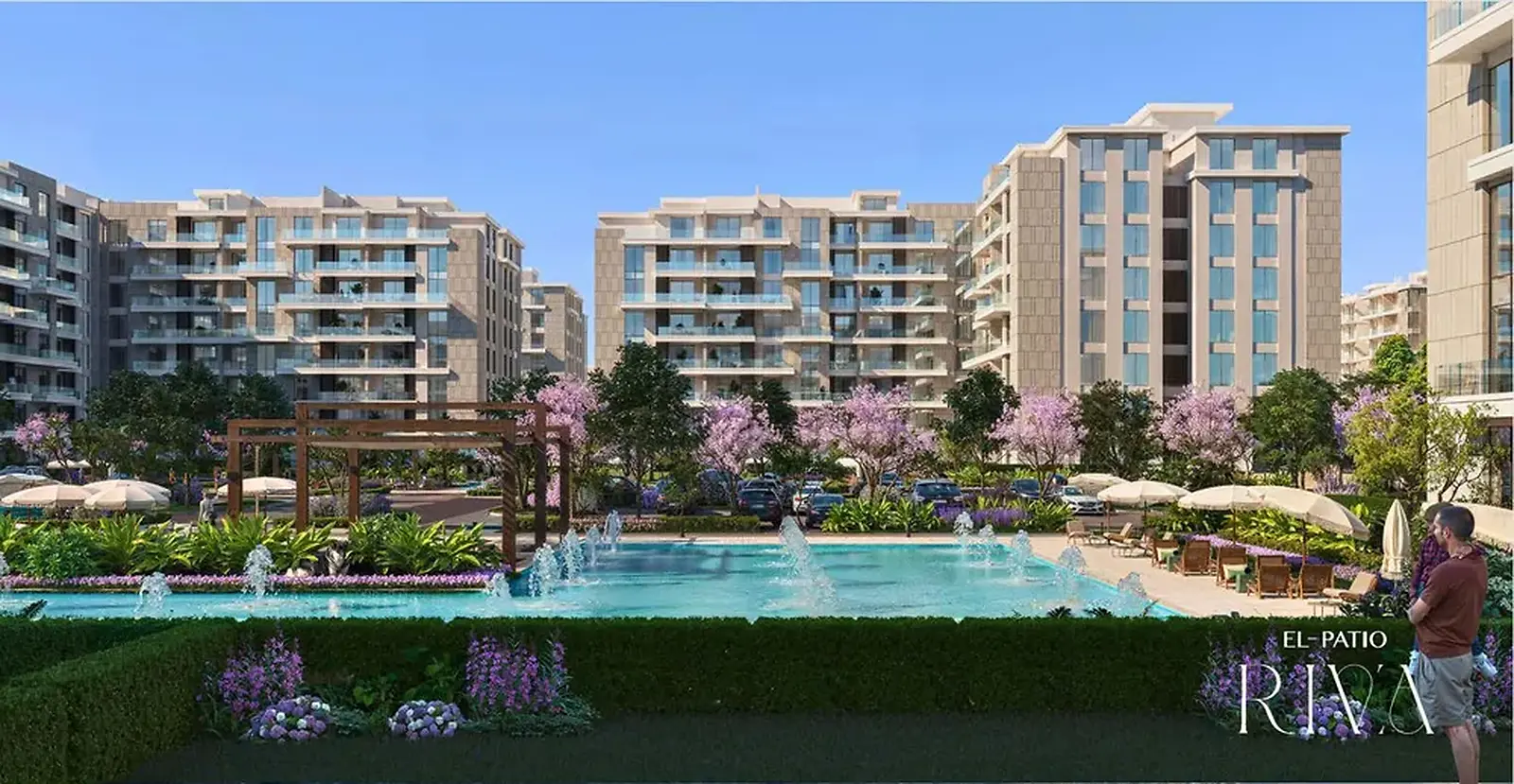 مساحة وتصميم كمبوند Patio Riva